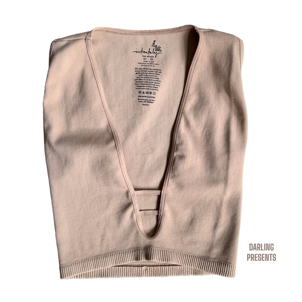 Free People Intimately Pullover Vest Women Color Tan Size XS/S